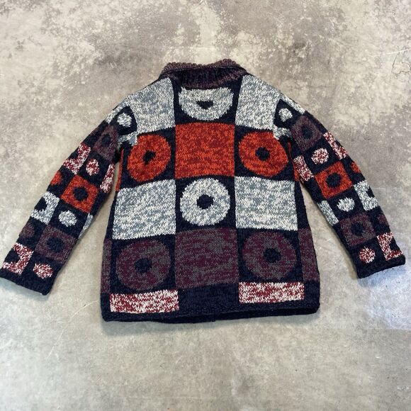 Territory Ahead Sweater Mens Medium Wool Valentine‎ Abstract Geo Multicolor - Picture 5 of 9